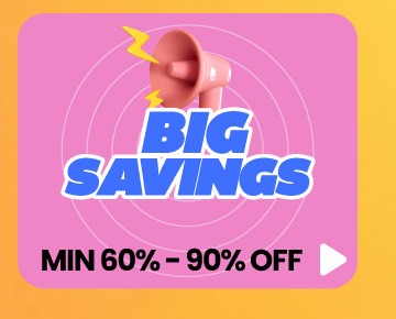Min. 60 to 90% Off