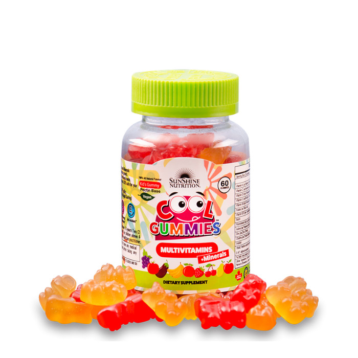 Sunshine Nutrition Cool Gummies Vegan Multivitamin 60's