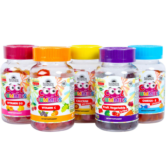 صن شاين نوتريشين حلوى الكالسيوم مع فيتامين د3