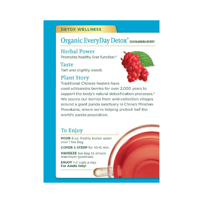 Traditional Medicinals Everyday Detox 16 Tea Bags