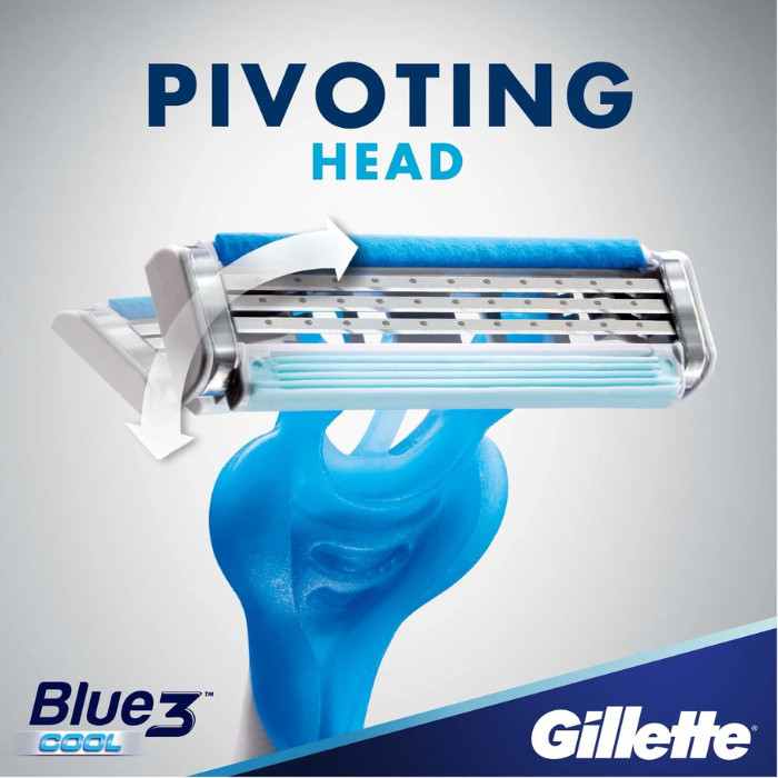 Gillette Blue III Cool Disposable Razor 3's