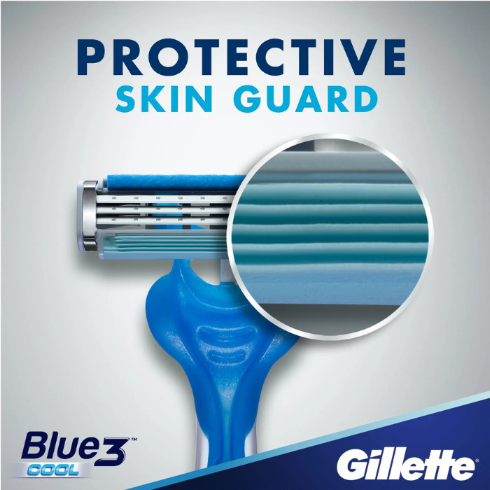 Gillette Blue III Cool Disposable Razor 3's