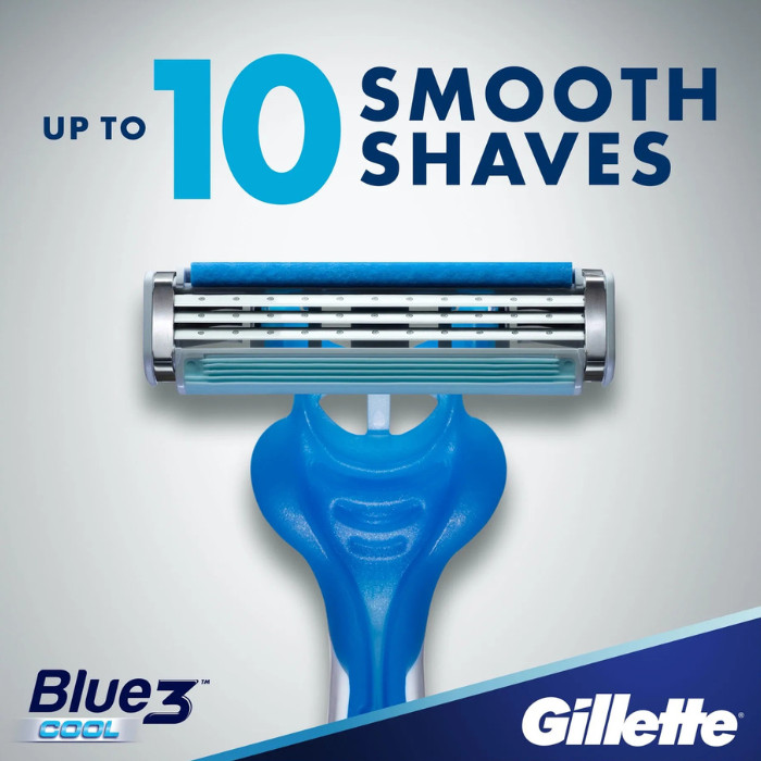 Gillette Blue III Cool Disposable Razor 3's