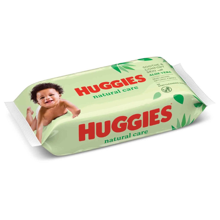 Huggies Baby Wipes Aloe 56's