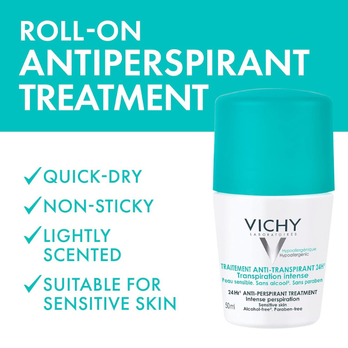Vichy Deodorant Roll On Regulator Green 50 ml