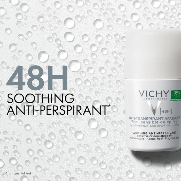 Vichy Deodorant Roll On Tolerance White 50ml