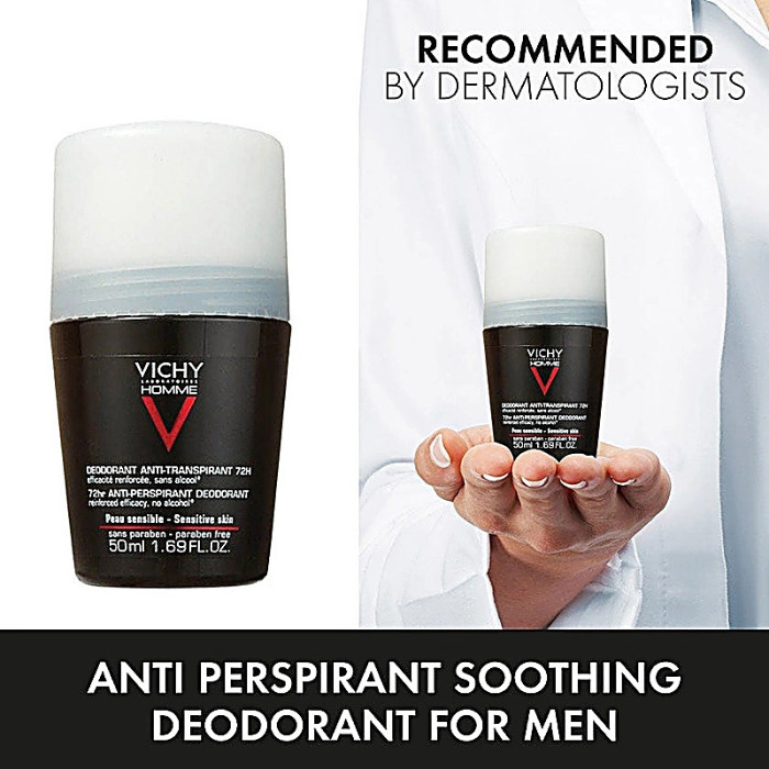 Vichy Deodorant Roll On Extra Strength Men 50 ml