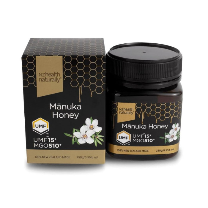 NZ Health UMF 15+ Manuka Honey Immunity, Digestion & Healing Support – 250g