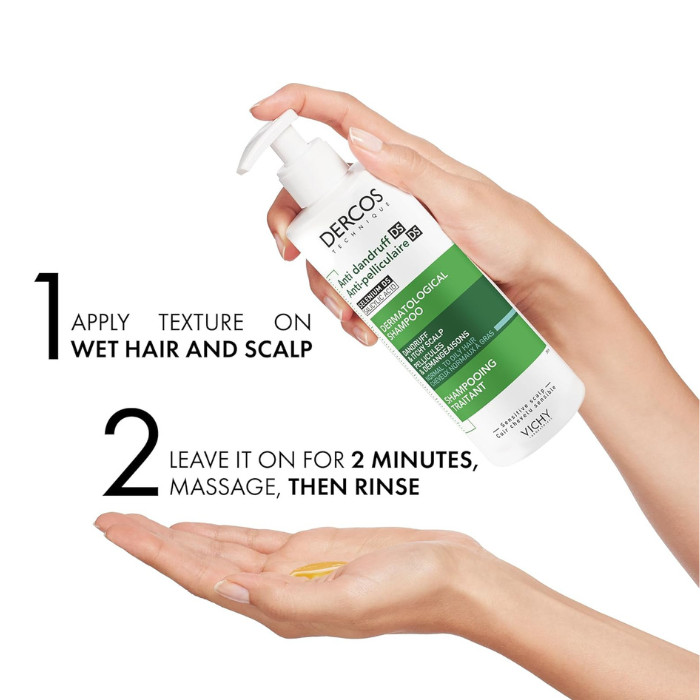 Vichy Dercos Antidandruff Normal - Oily Shampoo 400ml For The Price Of 200ml