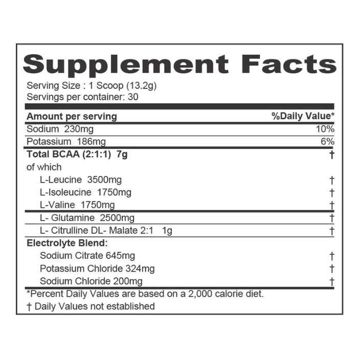 Muscle Core BCAA Grape Formula for Muscle Repair, Endurance and Recovery, 30 Servings