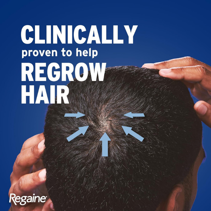 Regaine For Men 5% Hair Regrowth Foam 73ml - 3 Pack