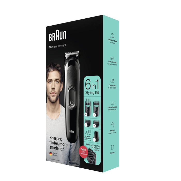 Braun Multi groomer 6In1 Face&Head Trimming Kit
