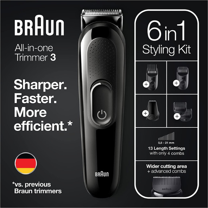 Braun Multi groomer 6In1 Face&Head Trimming Kit