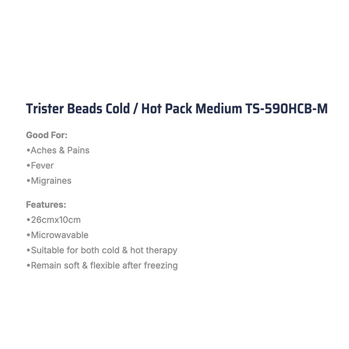 Trister Beads Cold/Hot Pack Medium TS-590HCB