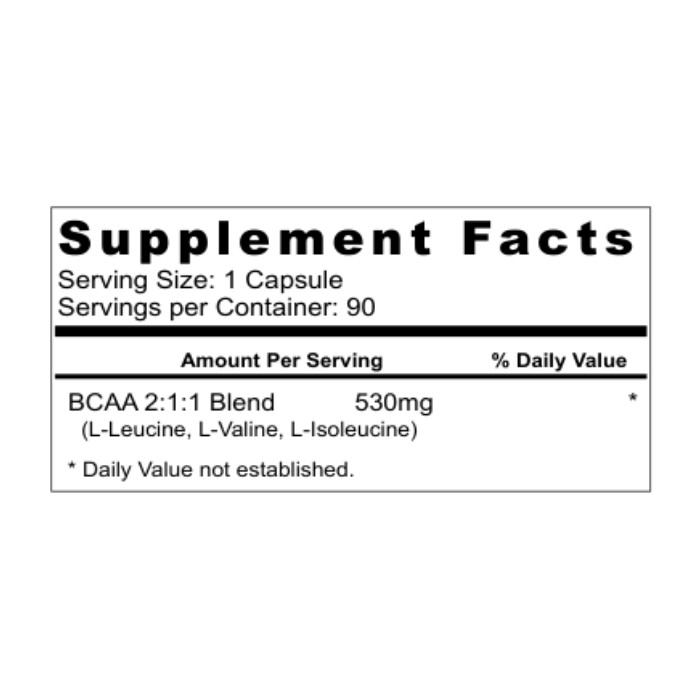 ماسيل كور BCAA 530ملغ 90 كبسولة