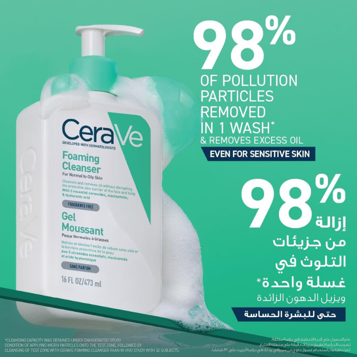 Cerave Foaming Facial Cleanser 473ml