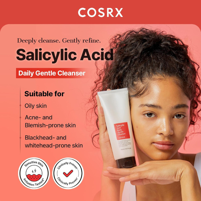 Cosrx Salicylic Acid Daily Gentle Cleanser 150ml