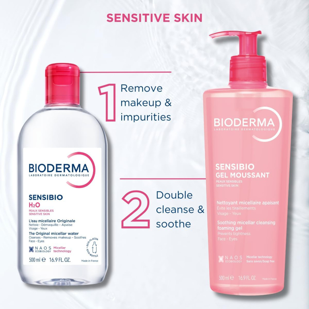 Bioderma Sensibio H20 Without Pump, 500ml