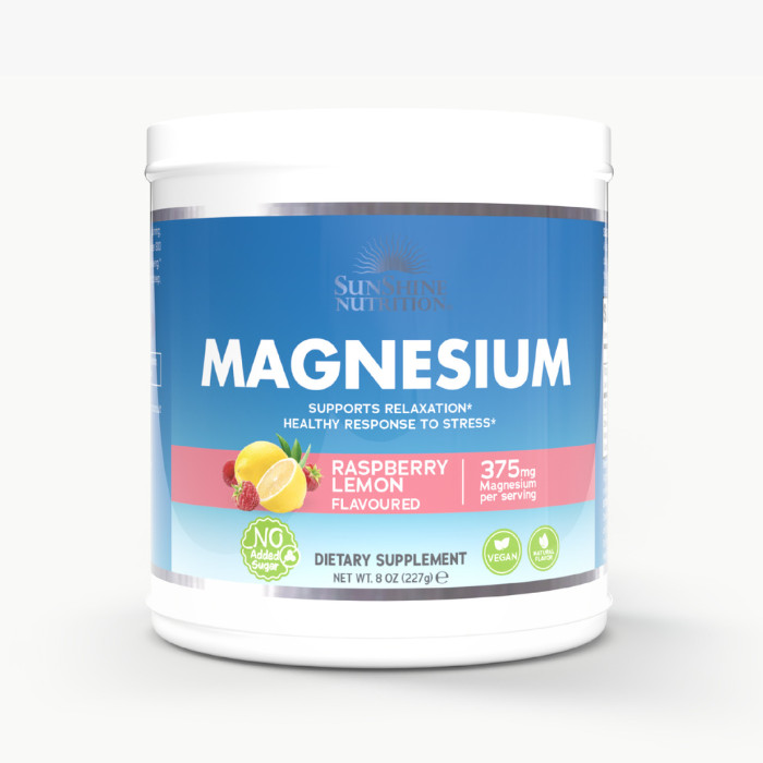 Sunshine Nutrition Magnesium Raspberry Lemon 8oz
