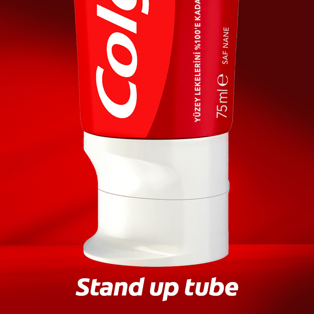 Colgate Optic White Charcoal Whitening Toothpaste 2x75ml
