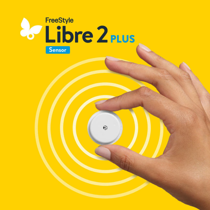 Freestyle Libre 2 Plus Sensor, Continuous Glucose Monitoring – 1 Pack