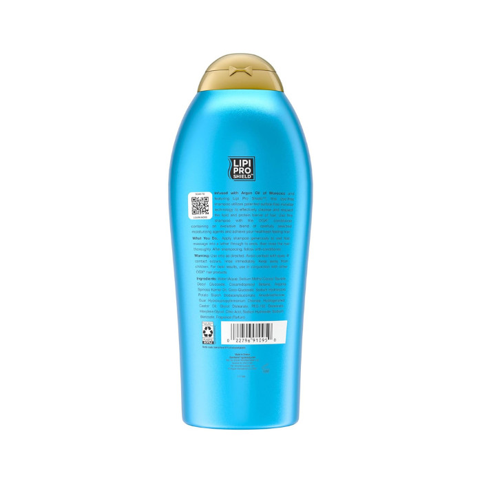 OGX Renewing + Argan Oil of Morocco Shampoo with Lipi Pro Shield Technology, Sulfate-Free Repairing Hair, 577ml