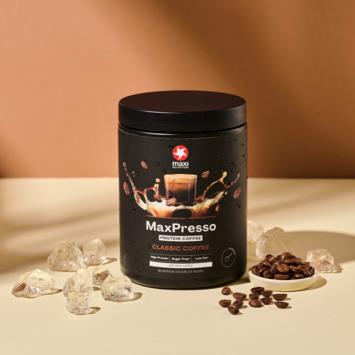 Maxi Nutrition MaxPresso Protein Coffee, 22g Whey Protein with Real Coffee Extract, Sugar-Free, 300g
