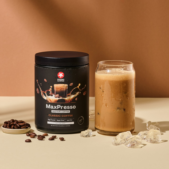 Maxi Nutrition MaxPresso Protein Coffee, 22g Whey Protein with Real Coffee Extract, Sugar-Free, 300g