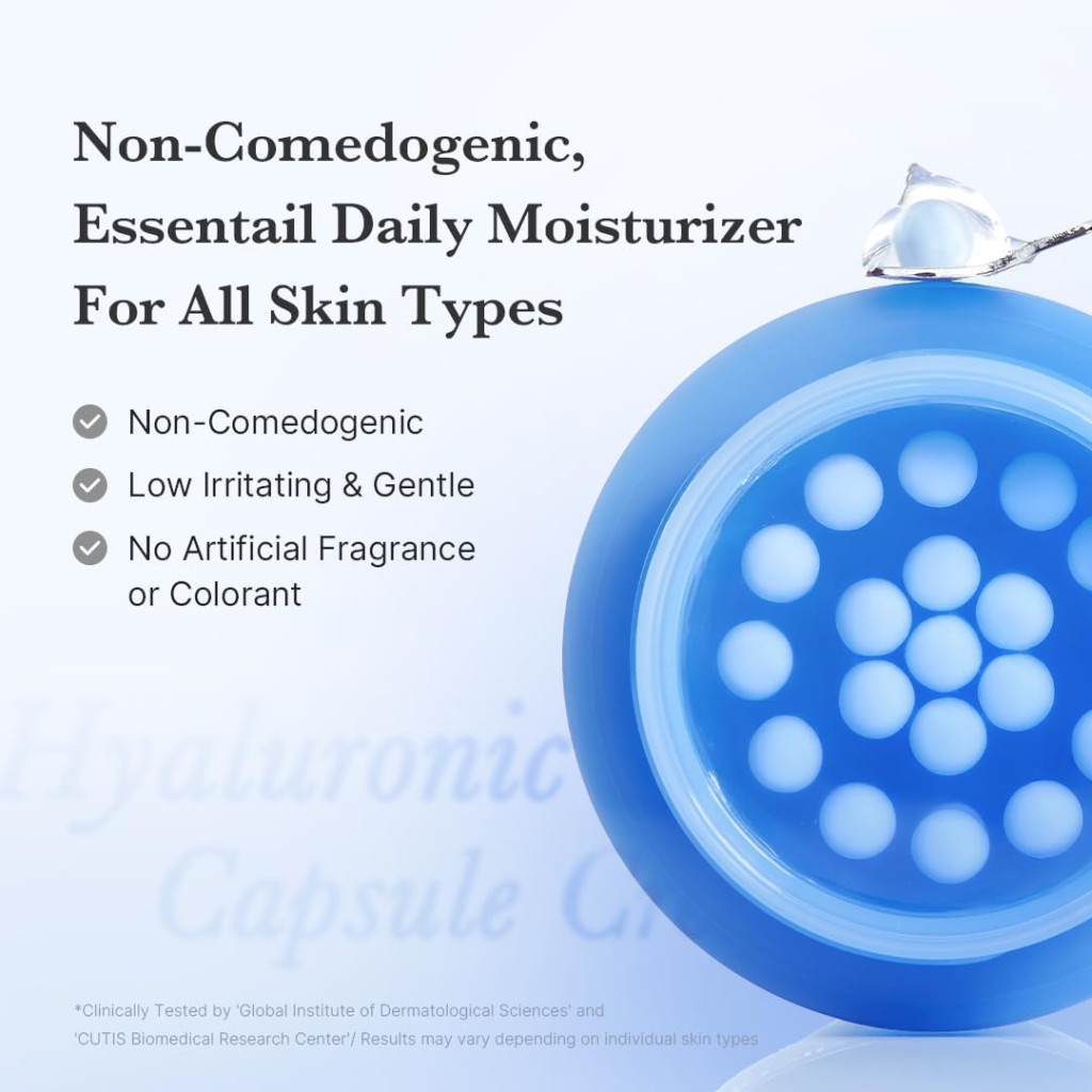 Medicube Hyaluronic Moisturizing Capsule Cream with Ceramides & Panthenol for Long-Lasting Hydration, 55g