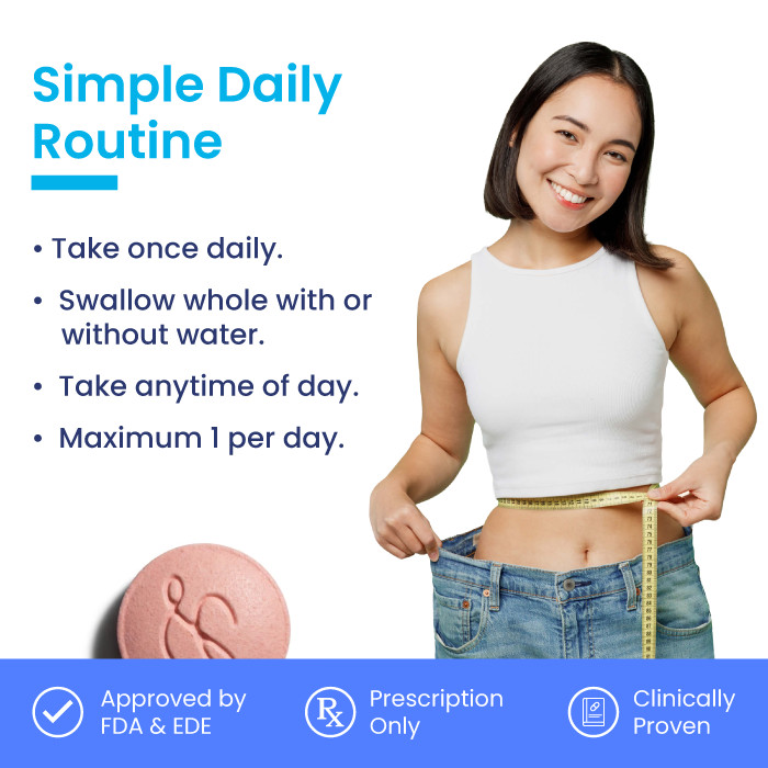 Foundayo 0.8 mg GLP-1 Pill, 30 Tablets, for Weight Loss Support