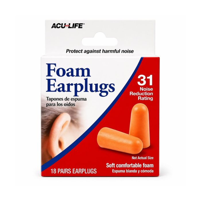 Acu Life Foam Ear Plugs 18 Pair