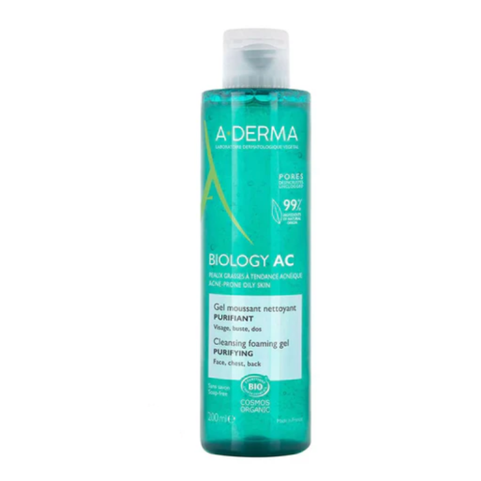 A-derma Phys-Ac Purifying Foaming Gel 200ml