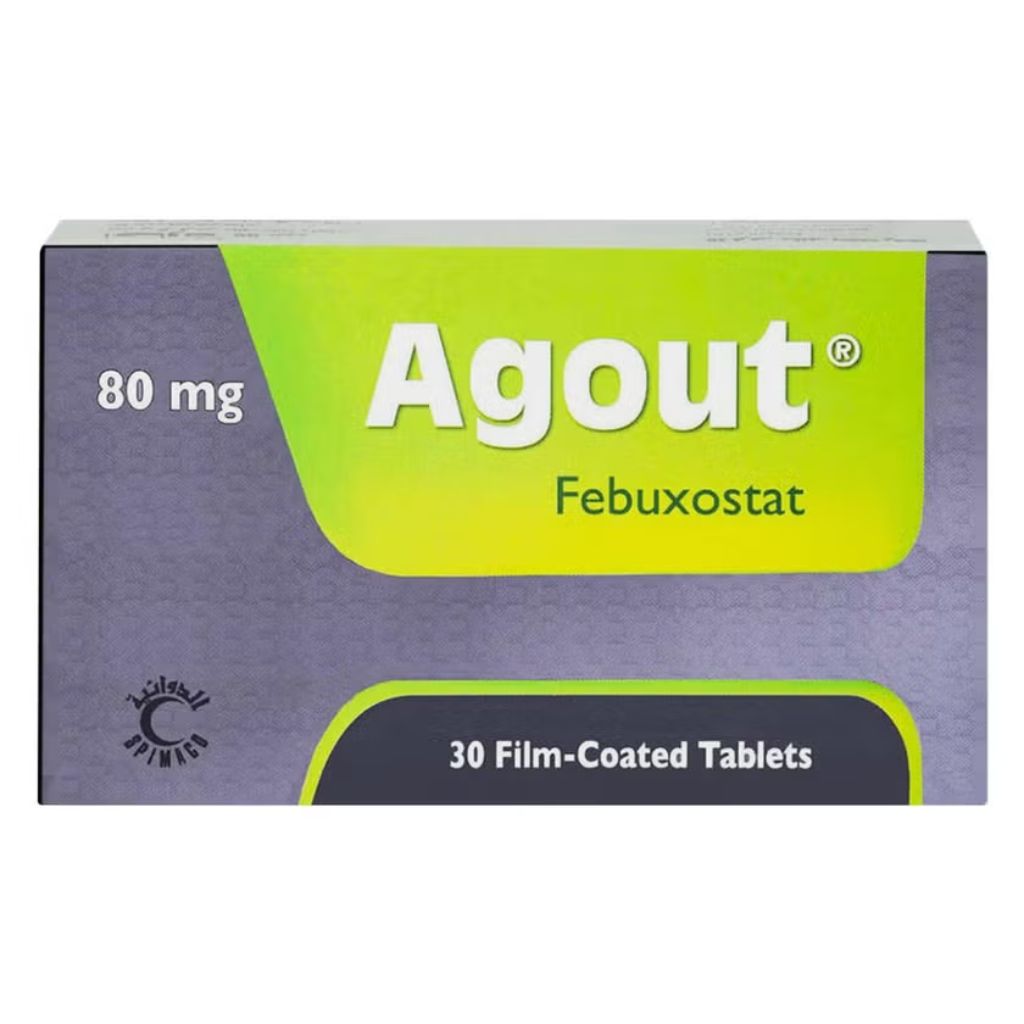AGOUT 80 MG FC TABS 30S (15S BLISTER X 2)