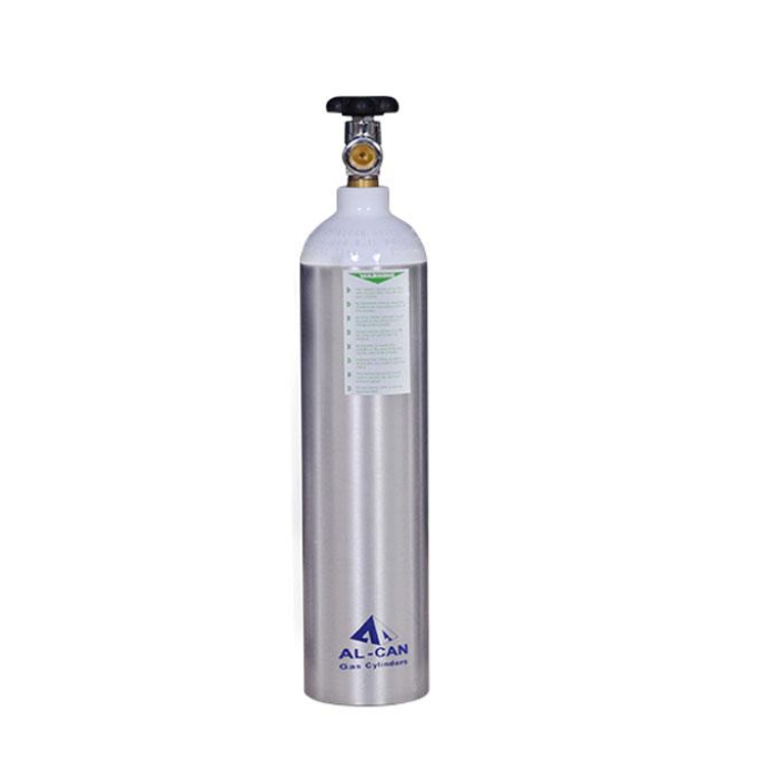 Alcan Oxygen Cylinder 1100L W/O Trolley Water Capacity 7.3L
