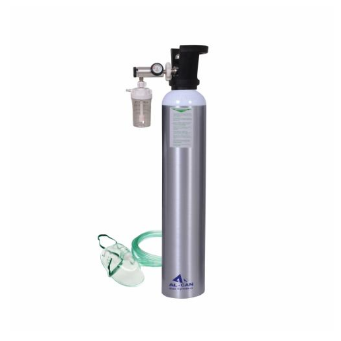 Alcan Oxygen Cylinder 125L W/ Pin Index Valve Water Capacity