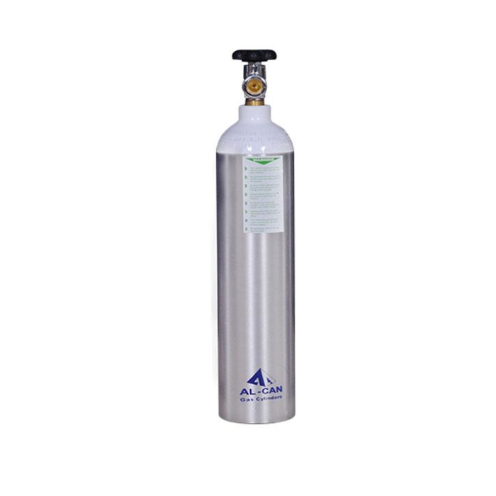 Alcan Oxygen Cylinder 330L With Inbuild Regulator Water Capacity