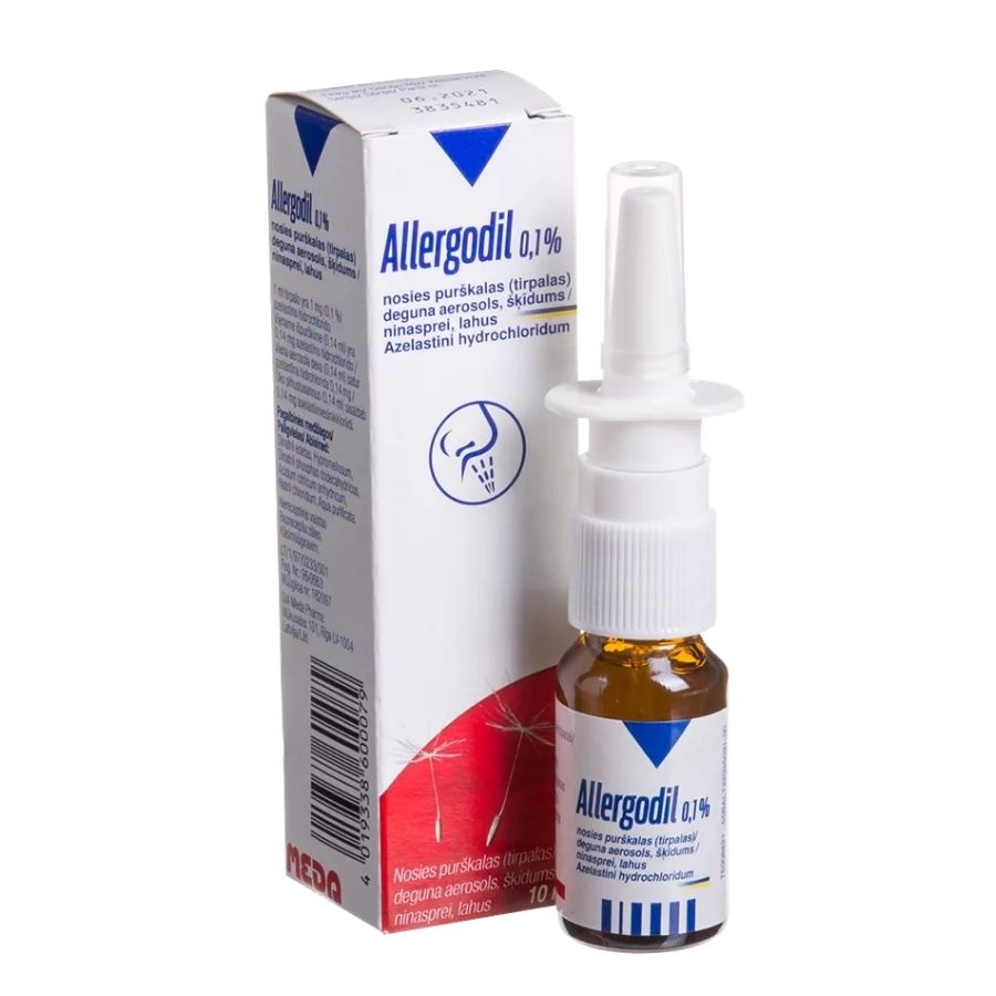 Allergodil 0.1% Nasal Spray 10ml