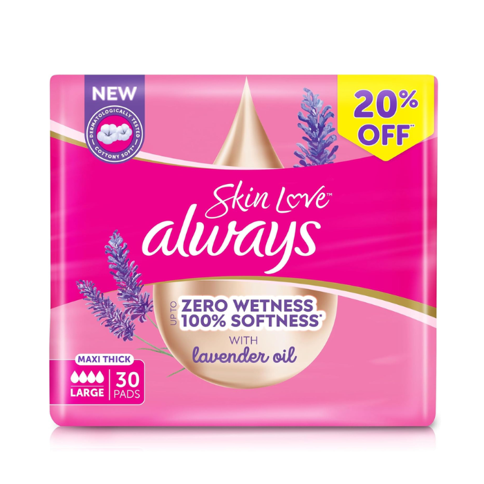 Always Skinlove Cotton Sanitary Pad 20% OFF 30s 40097.601