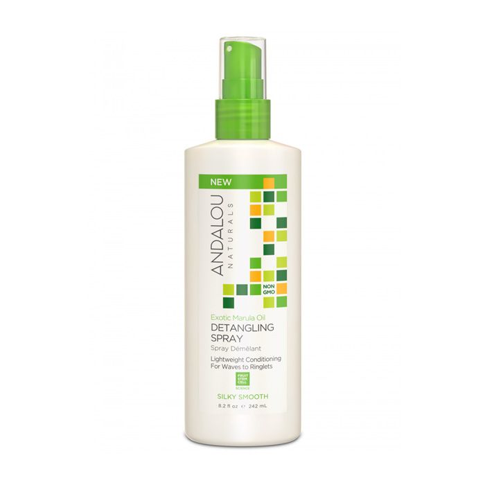 Andalou Exotic Marula Oil Silky Smooth Detangling Spray 8.2 Oz