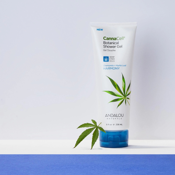 Andalou Naturals Cannacell Botanical Shower Gel Chamomile + Myrtle Leaf 236 ml
