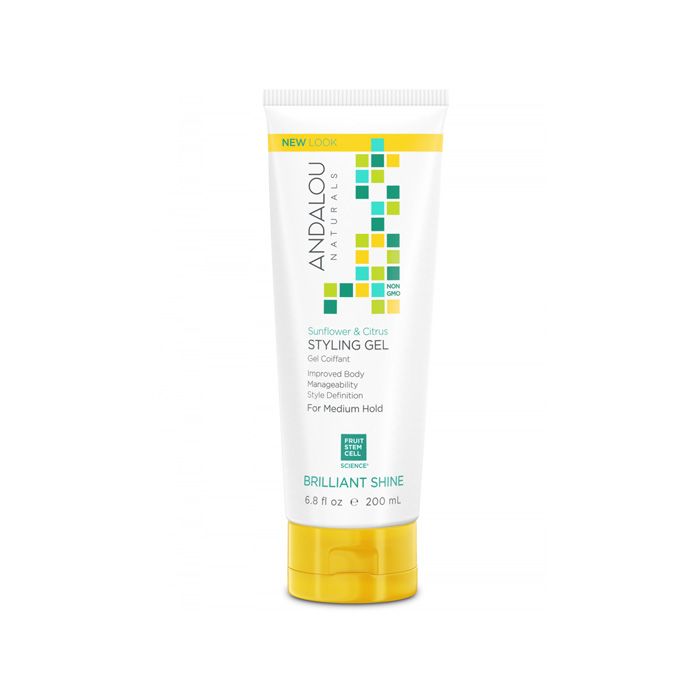 Andalou Sunflower & Citrus Brilliant Shine Styling Gel 1.7 Oz