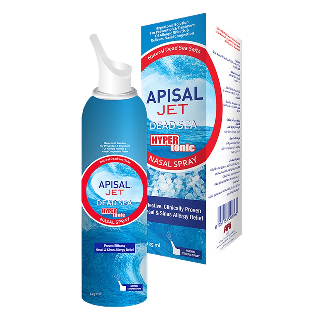 Apisal Jet Dead Sea Hypertonic Nasal Spray 125ml