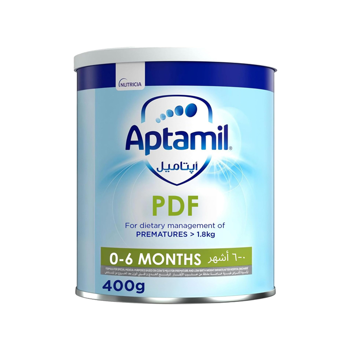 Aptamil PDF (Post Discharge Formula) Specialized Nutrition for Pre- term & Low Birth Weight Infants - 400g