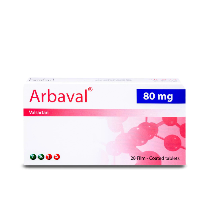 ARBAVAL 80MG TAB 28S(14s Blister x 2)