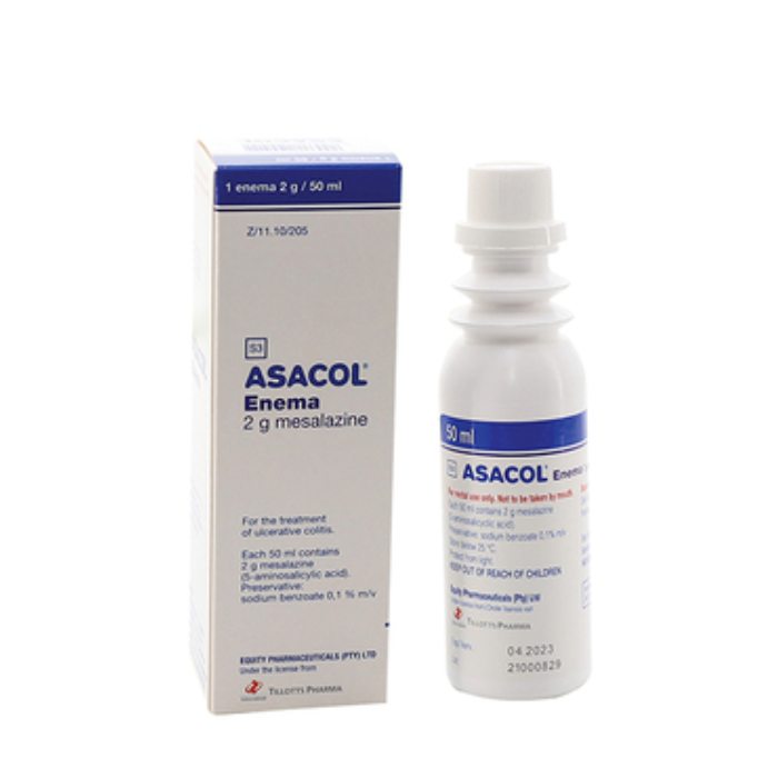 ASACOL 2GM 4% ENEMA 50ML BOT