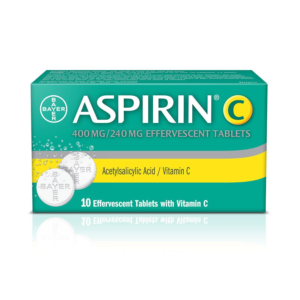 Aspirin C Effervescent Tablets 10's