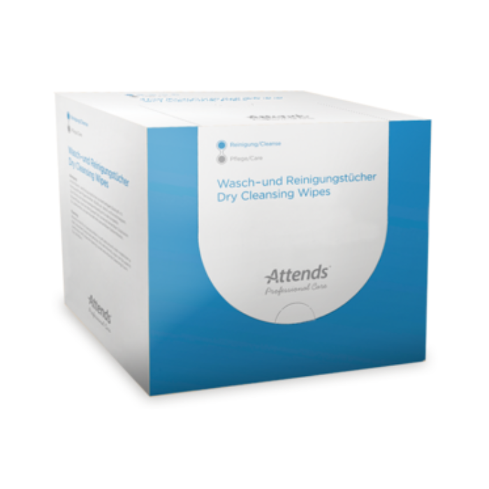 Attends Professional Care Dry Cleansing Wipes 150's – Soft, Strong Disposable Wipes 20x30cm