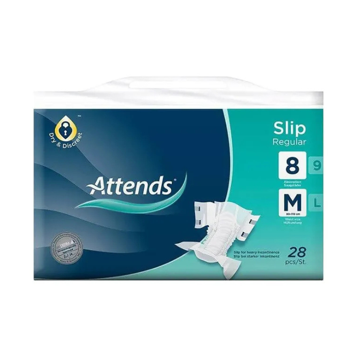 Attends Slip Regular 8 Medium 28's