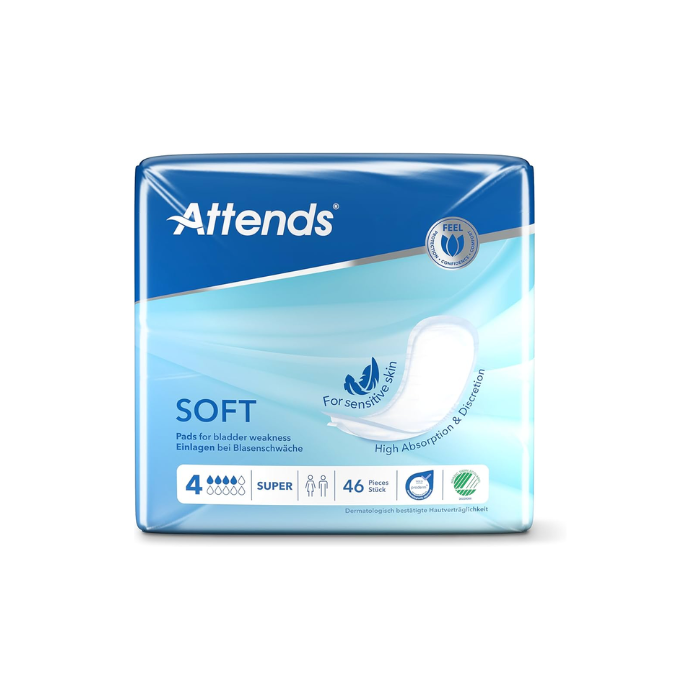 Attends Soft Pads 4 Super 46s Pack Of 3 204740/207673
