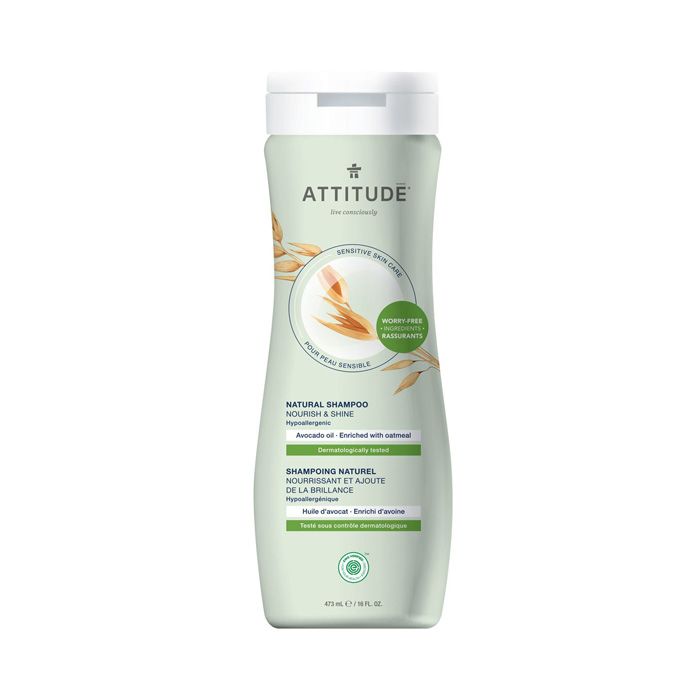 Attitude Natural Shampoo Nourish&Shine Avocado Oil 473 ml